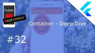 Flutter Tutorial - Container - Deep Dive