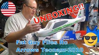 Unboxing of the Arrows Tecnam 2010 by Fat Guy Flies Rc