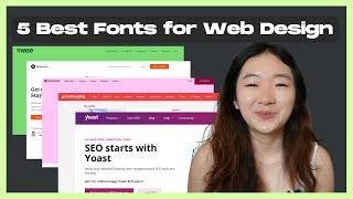 5 MUST-HAVE Fonts for Web Designers (UI/UX Design, Branding)