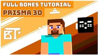 Minecraft full bones tutorial | Prisma 3d
