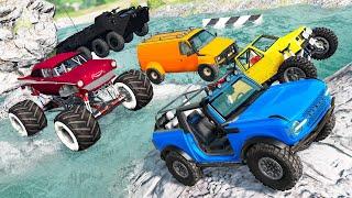 Off Road Cars Battle #4 - Beamng drive