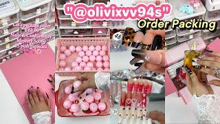 Small Business Order packaging| ASMRLet’s packaging together|Nails & Jewelry