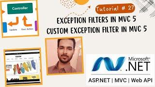 Tutorial 27: Exception filters in MVC 5 | Custom Exception filter in MVC 5