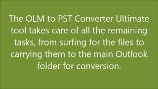 Mac OLM to PST Converter Software by Gladwev
