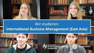 Interview mit Studenten – International Business Management East Asia | 1.  Videoreihe