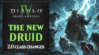 The NEW Diablo 4 DRUID - Druid Build CHANGES in Vessel of Hatred