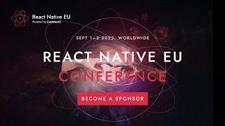 Become a sponsor at React Native EU Conference 2022