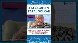 SHORT Ikrar Nusa Bhakti Bongkar 3 Kesalahan Partai Golkar Usai Airlangga Mundur dari Jabatan