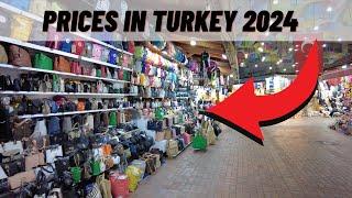 ALANYA NIGHT SHOPPING  PRICES IN TURKEY 2024  ALANYA MARKET 2024 | BAZAAR PRICES [FULL TOUR]