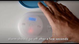 How to test a CO detector