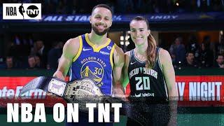 STEPHEN vs. SABRINA FULL 3-POINT CHALLENGE  | NBA on TNT