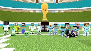 Football 2024 : Monster Real Madrid vs Monster Manchester City - Minecraft Animation