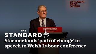 Sir Keir Starmer lauds 'path of change' in speech to Welsh Labour conference