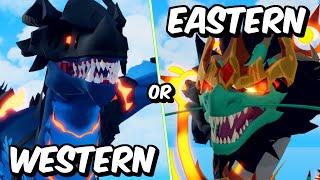 Is WESTERN Or EASTERN Dragon Better in Blox Fruits?! (Which YOU Should Choose!)