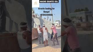 Granite loading. #whitegranite #granite #natural #alloverindia #2023 #pearlwhite