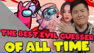 The BEST Evil Guesser OF ALL TIME in Among Us ft.Abe, Corpse, Ludwig, Toast, Valkyrae, Tina + Povs