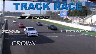 [ENG CC] Track Race #32 | Mazda RX-8 vs Subaru Legacy B4 vs Honda S2000 vs Toyota Crown