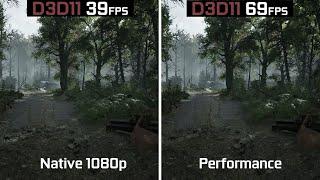 GTX 1050 Ti - Chernobylite - (FSR) FidelityFX Super Resolution - Benchmark Comparison