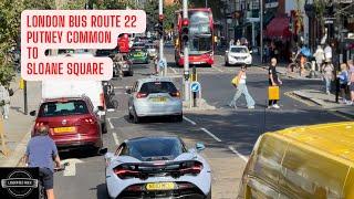  Discover the Elegance of London: Route 22 from Putney Common to Sloane Square! ️