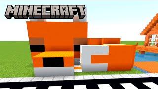 Minecraft Easy Build tutorial cute fox building  