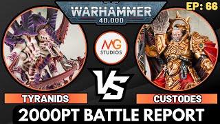 Tyranids vs Adeptus Custodes 2000pts | Warhammer 40k 10th Ed Battle Report Ep66