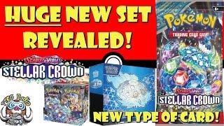 HUGE New Pokémon TCG Set Official Revealed! Stella Crown! Stellar Tera ex! (HUGE Pokémon TCG News)