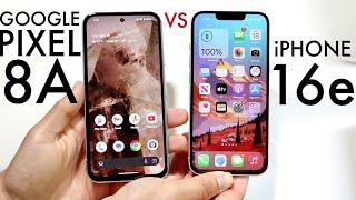 iPhone 16e Vs Google Pixel 8A! (Comparison) (Review)