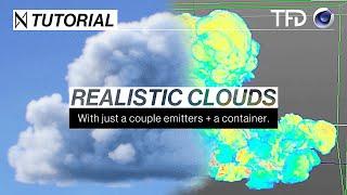 C4D TUTORIAL | The Realest Clouds [TurbulenceFD & Cinema4D]