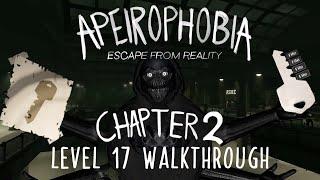 Roblox Apeirophobia Level 17 Easy Walkthrough/Tutorial (Chapter 2 - Left Scarred) (a lil OUTDATED)