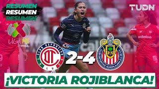 Resumen y goles | Toluca 2-4 Chivas | AP2023-J13 | Liga Mx Femenil | TUDN