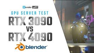 Blender Cycles rendering speed test on RTX 4090 vs RTX 3090 | iRender Cloud Rendering