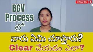 How companies do background verification checks (Telugu) | @VoiceofSoftware