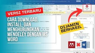 Cara Download, Install dan Menghubungkan Mendeley dengan Word | Mendeley versi Terbaru!