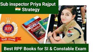 strategy and Books for RPF Sub inspector/ Constable  Sub inspector Priya Rajput 