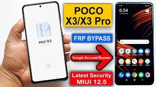 Poco X3 / X3 Pro Miui 12.5 Frp Bypass | Poco X3 / X3 Pro Bypass Google Account Lock | Frp Unlock 