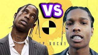 A$AP Rocky DISSES Travis Scott + Entire Beef Backstory