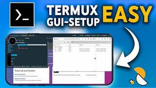 Easiest Way to Install GUI on Termux | 2024 | Termux Graphical User Interface