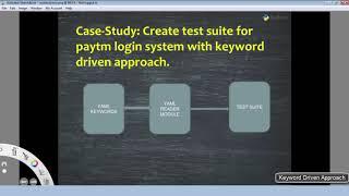 Case Study using Keyword driven Approach Selenium with Python