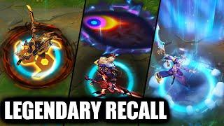 All 92 Legendary Skins RECALL Animations (League of Legends)