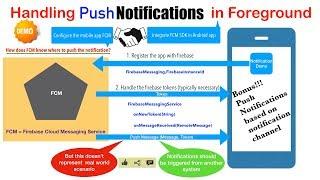Android Notifications - Part 12, Handling push notifications in foreground