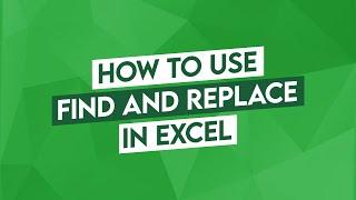 How to use Find and Replace in Excel