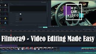 Amazing Video Editor for Beginners - Filmora 9 Tutorial (Easy To Use)