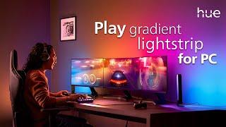 Philips Hue Gradient Lightstrip for PC: Reactive RGB Lighting Setup