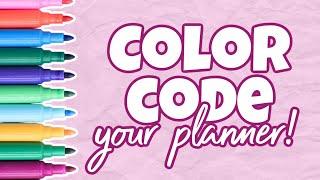 How To Color Code Your Planner (And Actually Stick With It!)