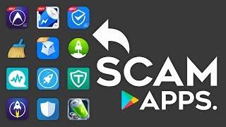 Google Play Scam Apps! - Booster Apps, Battery Saver Apps, Antivirus Apps