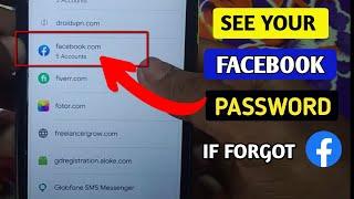 How to see Login Facebook Password on Android