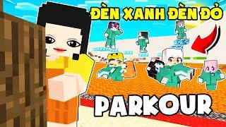 Kairon Thoát Khỏi TRÒ CHƠI CON MỰC: Đèn Xanh Đèn Đỏ Nhưng Parkour Trong Minecraft