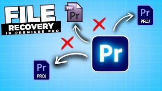 How To RECOVER Unsaved PROJECT FILES In Premiere Pro