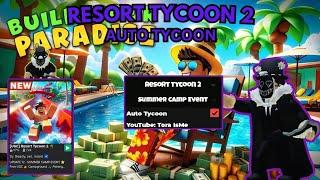 (NEW) | RESORT TYCOON 2 SCRIPT | AUTO TYCOON| NO KEY