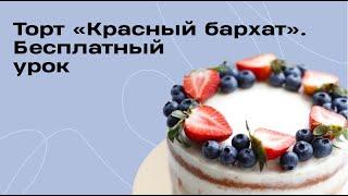 Рецепт торта Красный бархат | Бесплатный урок от Pauline School